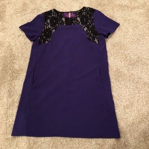 MM Couture Purple Mini Dress